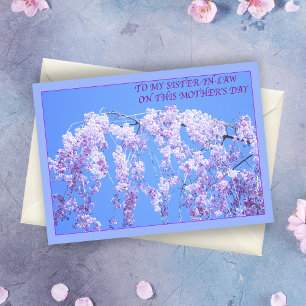 Happy Mother's Day To Sister-in-Law Cherry Blossom Karte