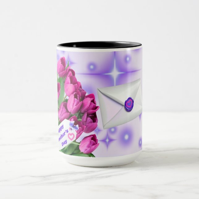Happy Mother's Day Tulip Mug Tasse (Zentrum)