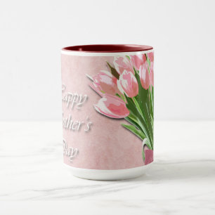 Happy Mother's Day Tulips Tasse