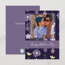 Happy Mother's Day Vase Florals Lila