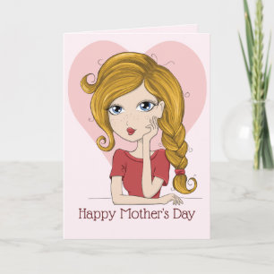 Happy Mother's Day Whimsical Art Karte
