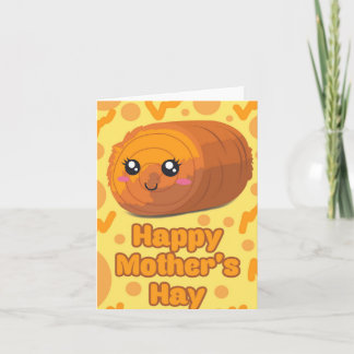 Happy Mother's Hay bezahlt Mutter Tageskarte Karte