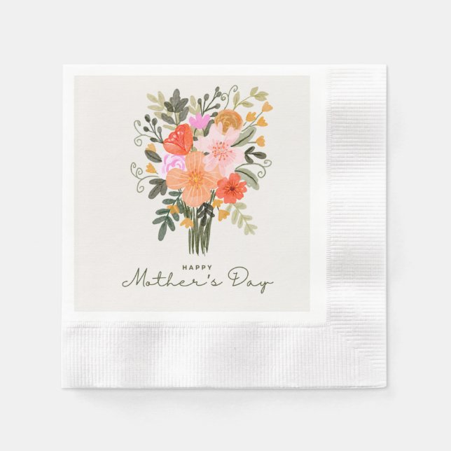 Happy mothersday serviette (Vorderseite)