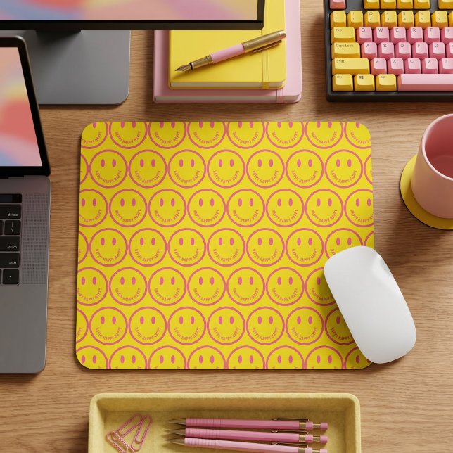 Happy Mouse Pad Mousepad (Von Creator hochgeladen)
