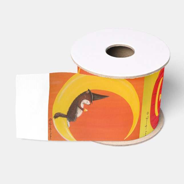 Happy "Ms Elizabeth" Halloween Ribbon Ripsband (Spule)