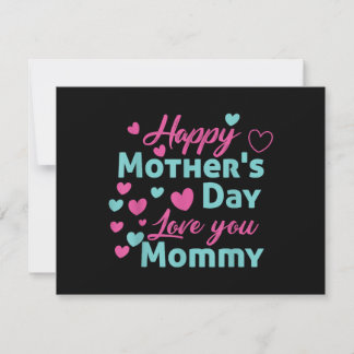 Happy Mthers Day Mommy Shirt für Mama Kinder