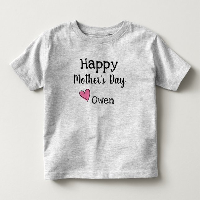 Happy Mthers Day Shirt (Vorderseite)