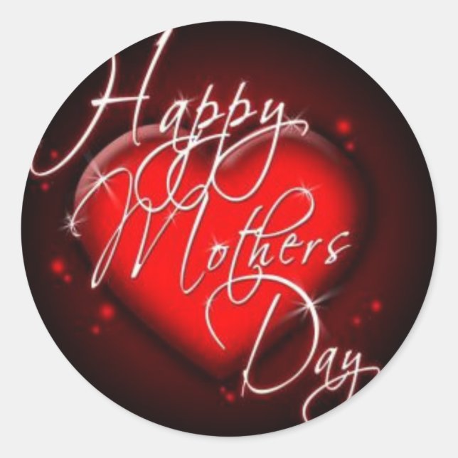 Happy Mthers Day Sticker (Vorderseite)