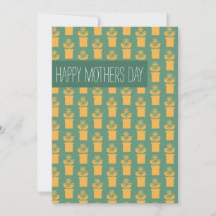 Happy Mthers Day Vintag Florals Karte