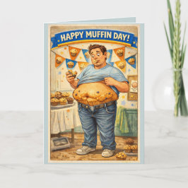 Happy Muffin Day Greeting Card Karte