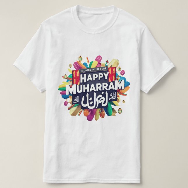 Happy muharram islamic new hijri year T-Shirt (Design vorne)