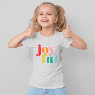 Happy Multicolor "Joyful Christmas" T-Shirt