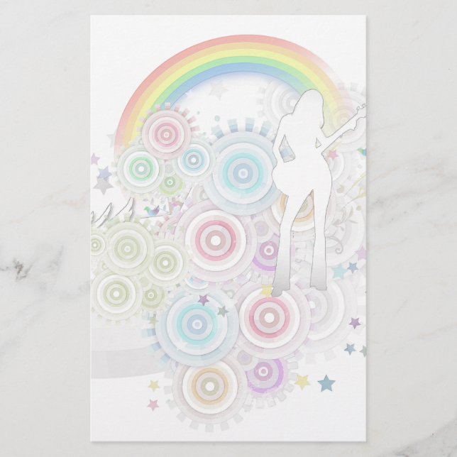 Happy Music Briefpapier (Vorderseite)