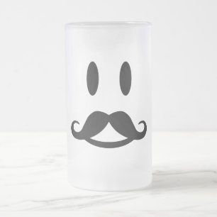 Happy Mustache Tasse - wählen Sie Stil