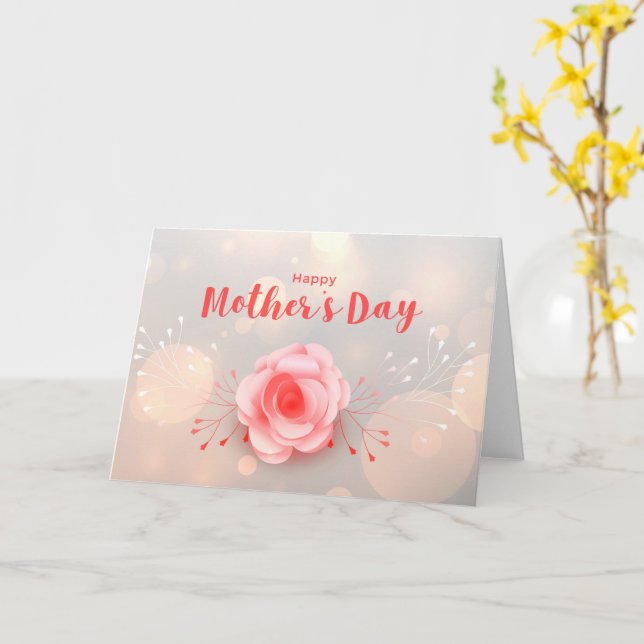 Happy Mütter Day Card Karte (Gelbe Blume)