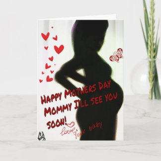 Happy Mütter Tag Für die Mutter zu sein Karte