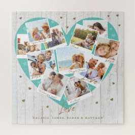 Happy Mutter Tag Liebe Herz Form Foto Collage