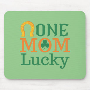 Happy Mütter Tag mit Liebe und Blume bunt Mousepad