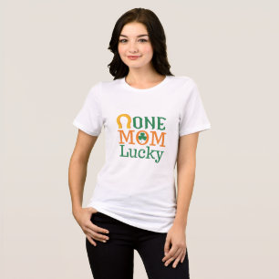 Happy Mütter Tag mit Liebe und Blume bunt Tri-Blend Shirt