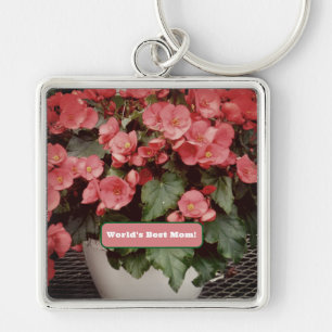 HAPPY MUTTER'S DAY KEY CHAIN /LARGE,SQUARE SCHLÜSSELANHÄNGER