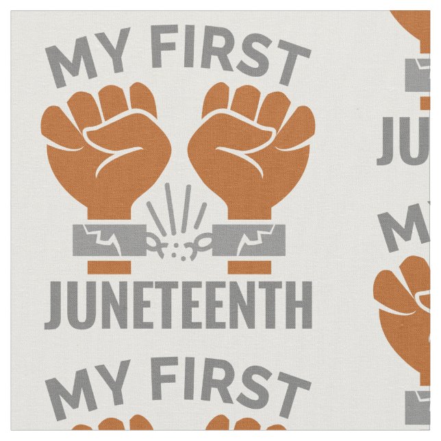 happy my first juneteenth stoff (Nahaufnahme)