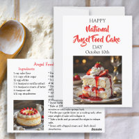 Happy National Angel Food Cake Day! Rezept-Karte