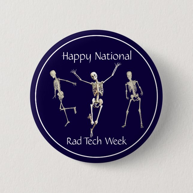 Happy National Krass Tech Week Button (Vorderseite)
