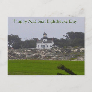 Happy National Lighthouse Day! Postkarte