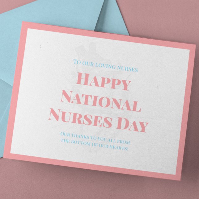 Happy National Nurses Day Postkarte (Von Creator hochgeladen)