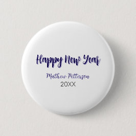 Happy neues Jahr lila schwarz hinzufügen Jahr einf Button