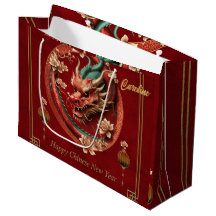 Happy new chinese dragon year