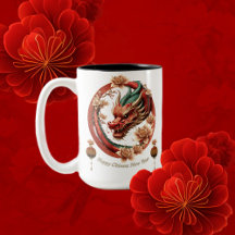 Happy new chinese dragon year
