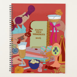 HAPPY NEW MEMORIES SCHEDULE 2025 PLANER