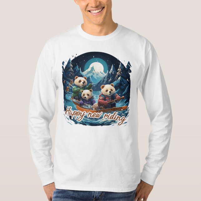 Happy New Riding T-Shirt (Vorderseite)