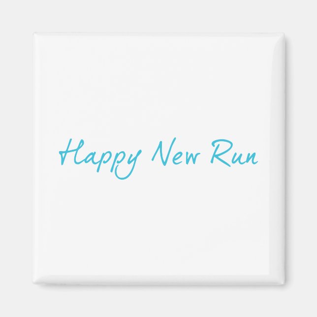 Happy New Run Magnet (Vorne)
