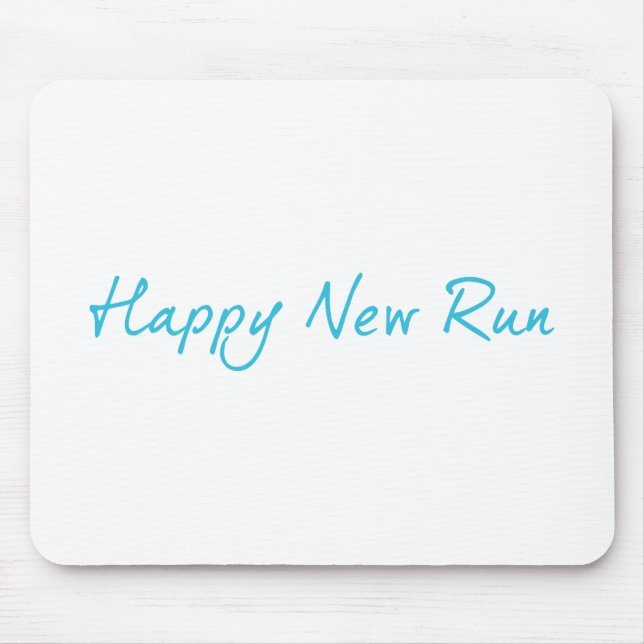 Happy New Run Mousepad (Vorne)