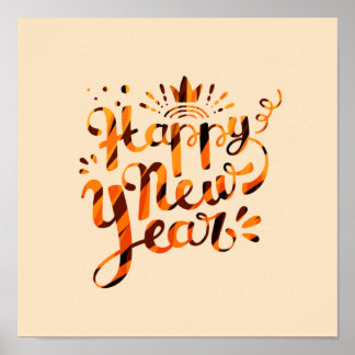 Happy New Tiger Year Poster