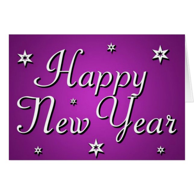Happy New Year (Vorderseite (Horizontal))
