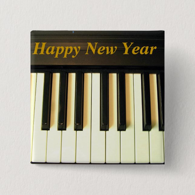 Happy New Year 2009_ Button_by Elenne Button (Vorderseite)