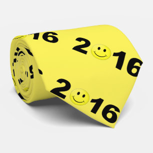 Happy New Year 2016 Funny Sweet Number Krawatte