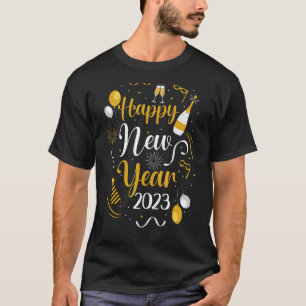 Happy New Year 2023 Silvester Party Countdown T-Shirt