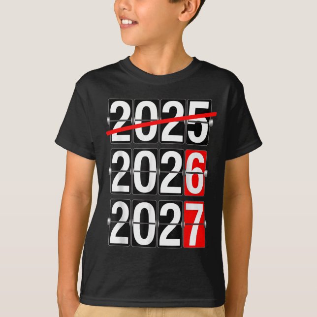 Happy New Year 2026 2027 67 Meme Six Seven Funny  T-Shirt (Vorderseite)