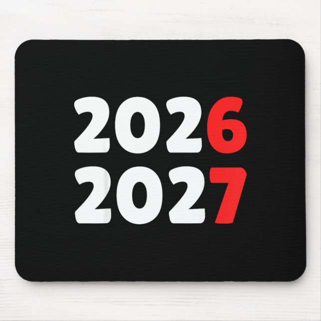 Happy New Year 2026 2027 Funny Six Seven 67 Meme C Mousepad (Vorne)