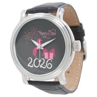 happy new year 2026 armbanduhr