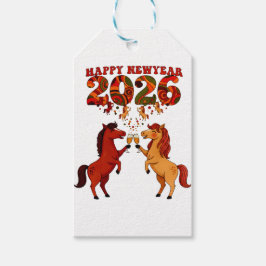 Happy New Year 2026 – Celebrating Horses with Cham Geschenkanhänger