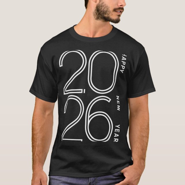Happy New Year 2026 Celebration Eve Party Men Wome T-Shirt (Vorderseite)