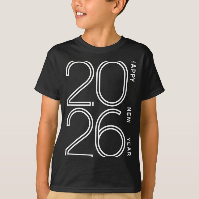 Happy New Year 2026 Celebration Eve Party Men Wome T-Shirt (Vorderseite)