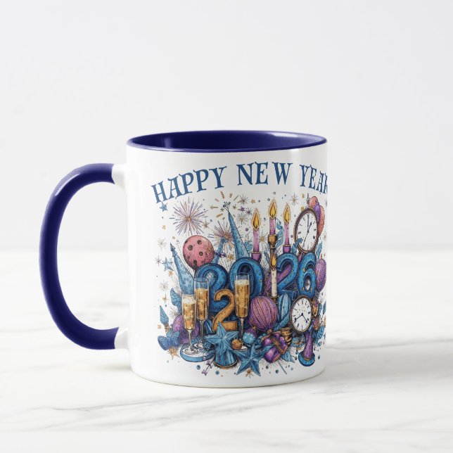 happy new year 2026 coffee mug tasse (Links)