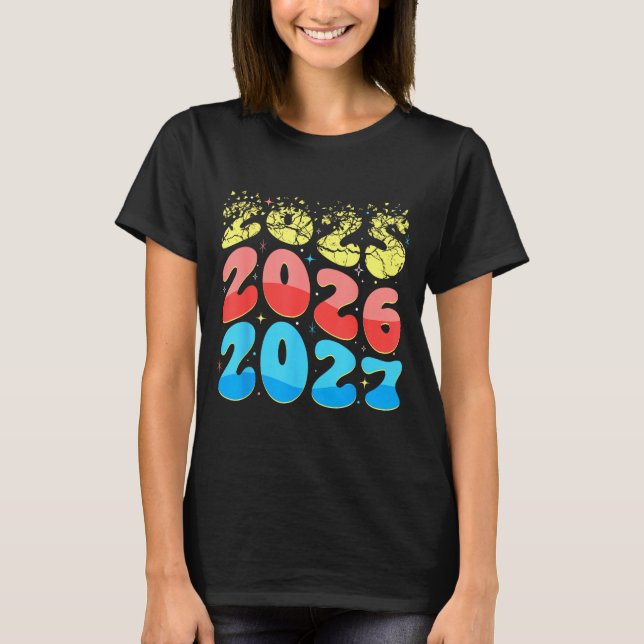 Happy New Year 2026 Coming Soon 2027 Funny 67 Meme T-Shirt (Vorderseite)