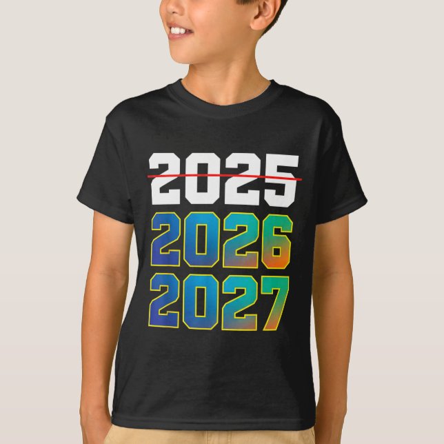 Happy New Year 2026 Coming Soon 2027 Funny 67 Meme T-Shirt (Vorderseite)